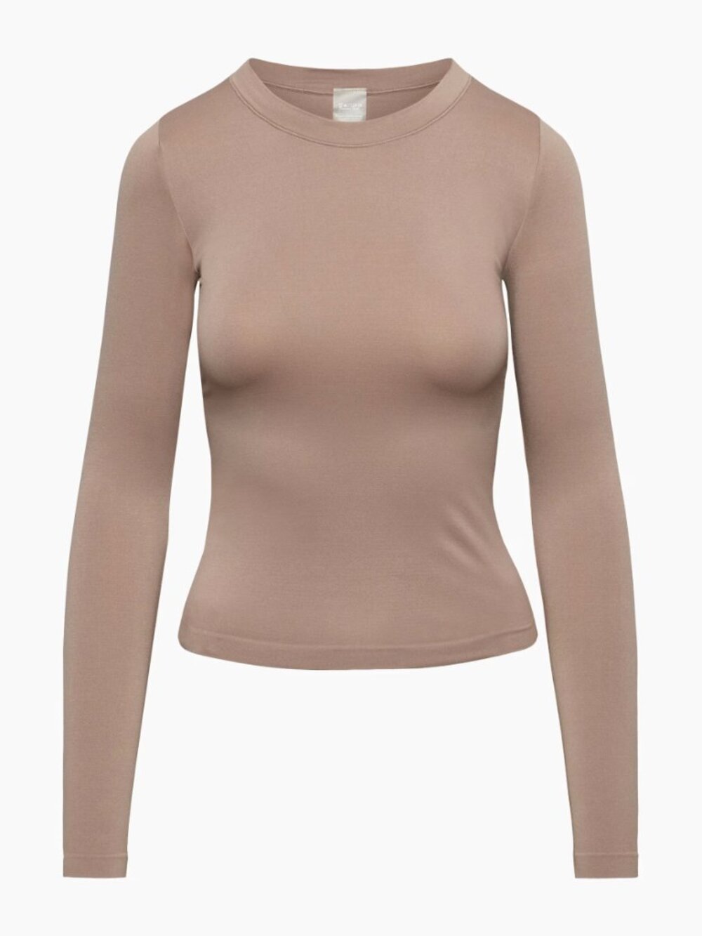 Aritzia Smooth Seamless Willow Longsleeve | Deep Taupe